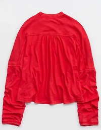 Aerie Cozy Mock-Neck T-Shirt