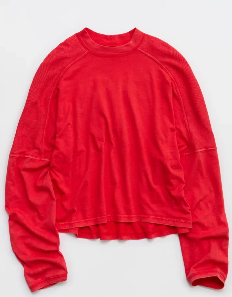 Aerie Cozy Mock-Neck T-Shirt