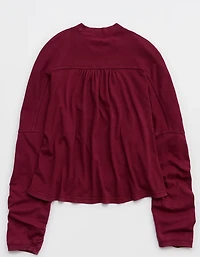 Aerie Cozy Mock-Neck T-Shirt