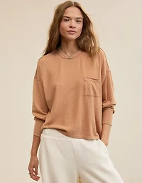 Aerie Happy Snit Pocket T-Shirt