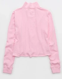 Aerie Shadow Stripe Henley T-Shirt