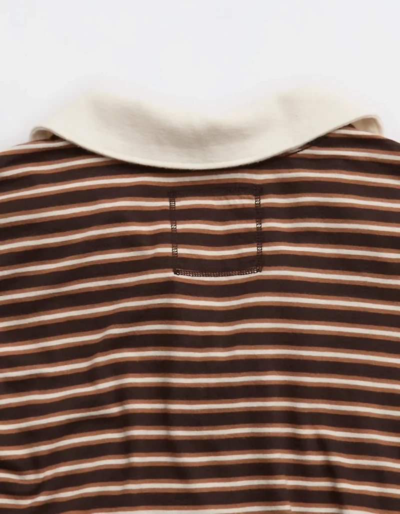 Aerie Cozy Polo Boyfriend T-Shirt