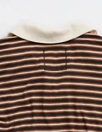 Aerie Cozy Polo Boyfriend T-Shirt