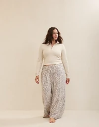 Aerie Long Sleeve Quarter Zip T-Shirt