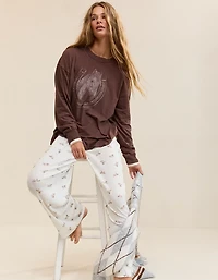 Aerie Cozy Oversized Long Sleeve Boyfriend T-Shirt