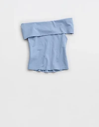 Aerie Chill Up Off The Shoulder Top