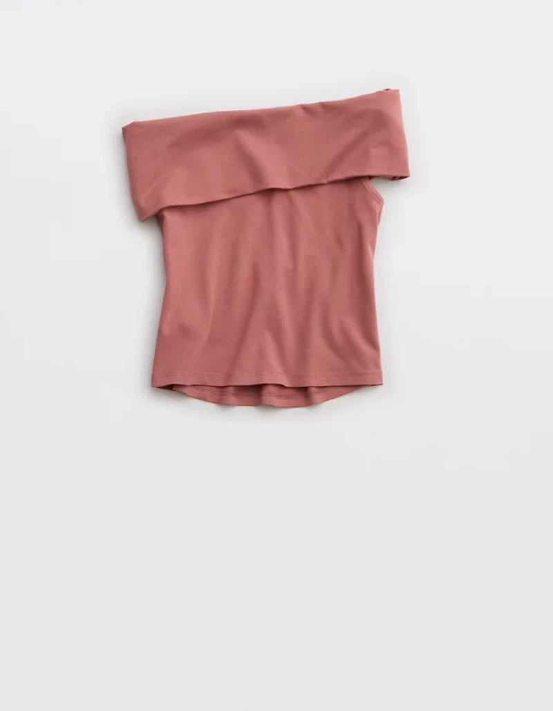 Aerie Chill Up Off The Shoulder Top