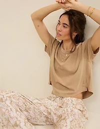 Aerie Summer Breeze Cropped T-Shirt