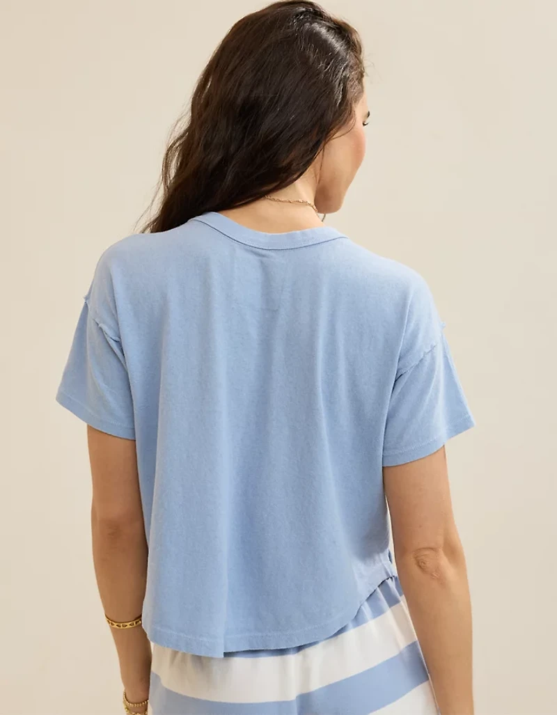 Aerie Summer Breeze Cropped T-Shirt