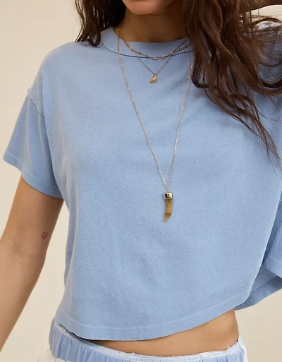 Aerie Summer Breeze Cropped T-Shirt