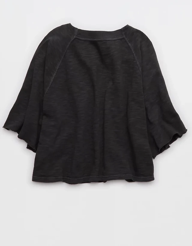Aerie It's Casual Knit Slub T-Shirt