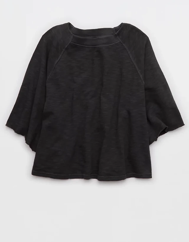Aerie It's Casual Knit Slub T-Shirt
