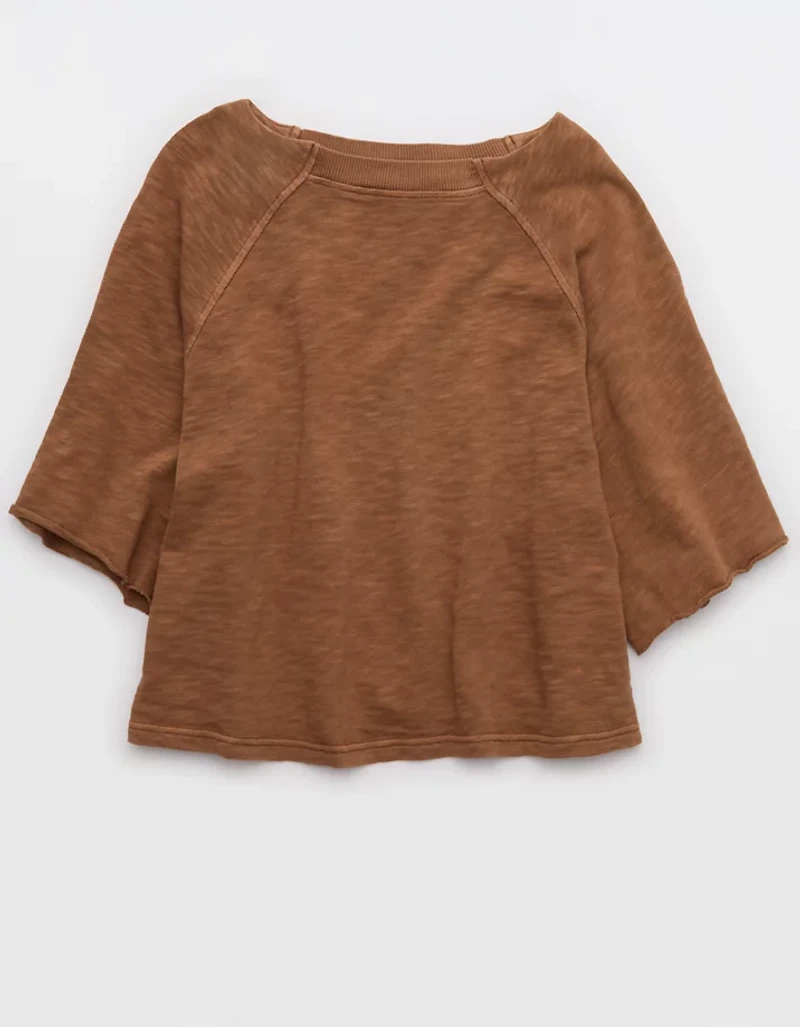 Aerie It's Casual Knit Slub T-Shirt