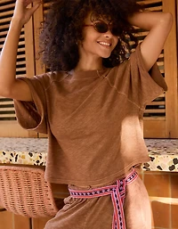 Aerie It's Casual Knit Slub T-Shirt