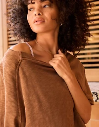 Aerie It's Casual Knit Slub T-Shirt