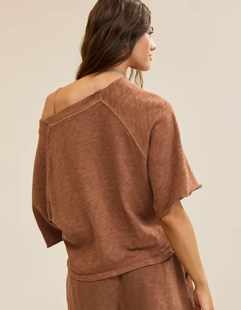 Aerie It's Casual Knit Slub T-Shirt