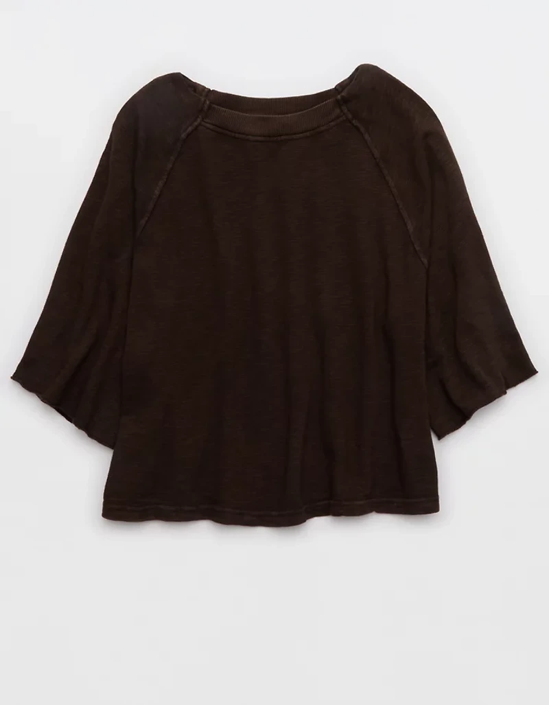Aerie It's Casual Knit Slub T-Shirt
