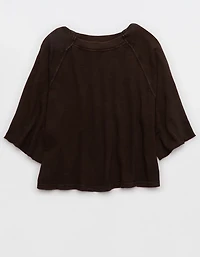Aerie It's Casual Knit Slub T-Shirt
