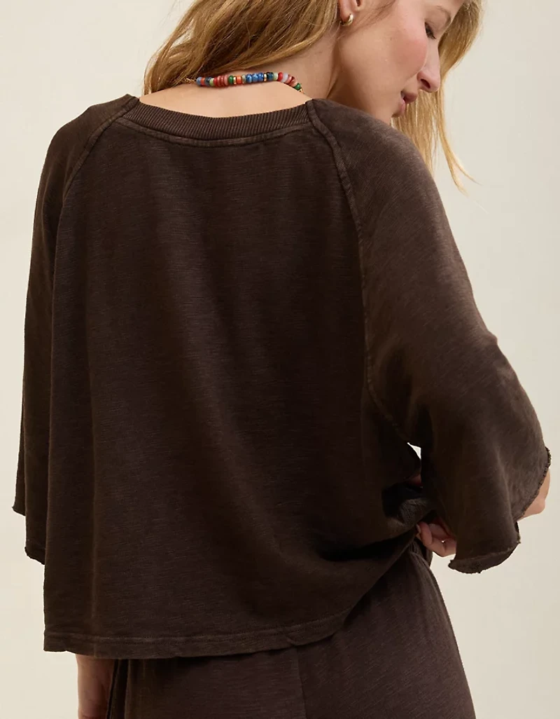 Aerie It's Casual Knit Slub T-Shirt
