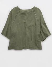 Aerie It's Casual Knit Slub T-Shirt
