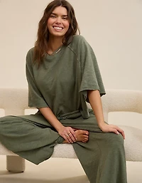 Aerie It's Casual Knit Slub T-Shirt