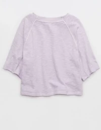 Aerie It's Casual Knit Slub T-Shirt