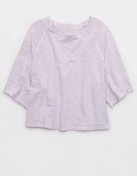 Aerie It's Casual Knit Slub T-Shirt