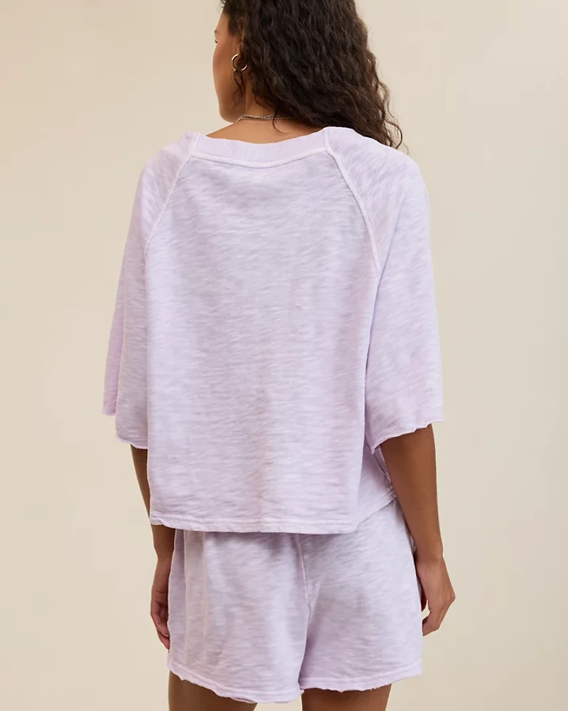 Aerie It's Casual Knit Slub T-Shirt