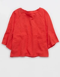 Aerie It's Casual Knit Slub T-Shirt