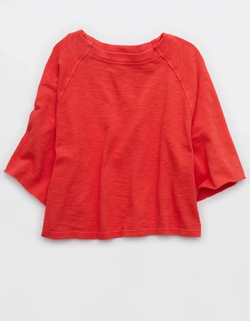 Aerie It's Casual Knit Slub T-Shirt