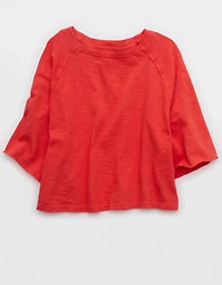 Aerie It's Casual Knit Slub T-Shirt
