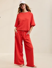 Aerie It's Casual Knit Slub T-Shirt