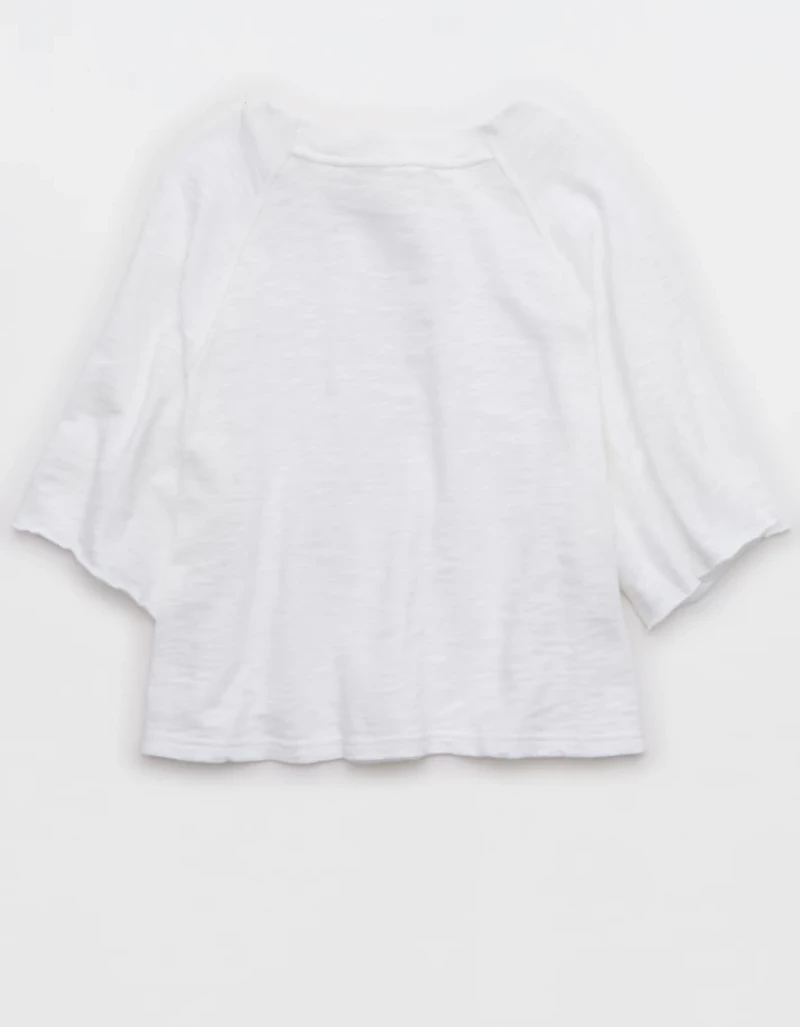 Aerie It's Casual Knit Slub T-Shirt