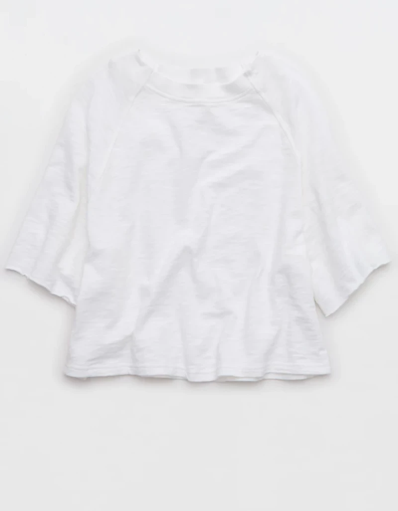 Aerie It's Casual Knit Slub T-Shirt
