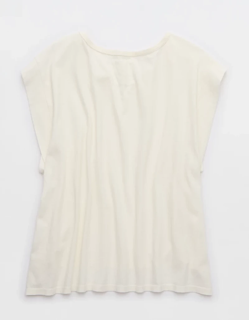Aerie Summer Breeze Notch Neck T-Shirt