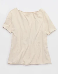 Aerie Oversized Off The Shoulder T-Shirt