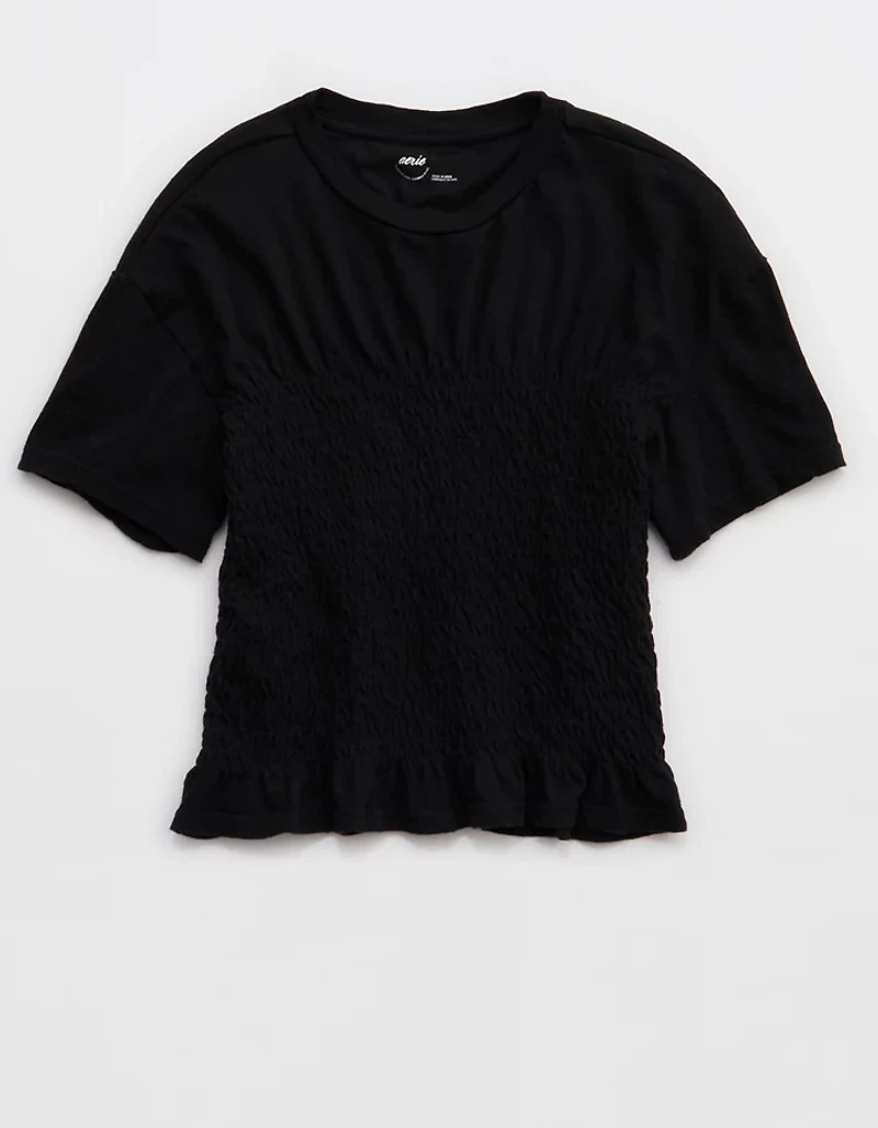 Aerie Smocked T-Shirt