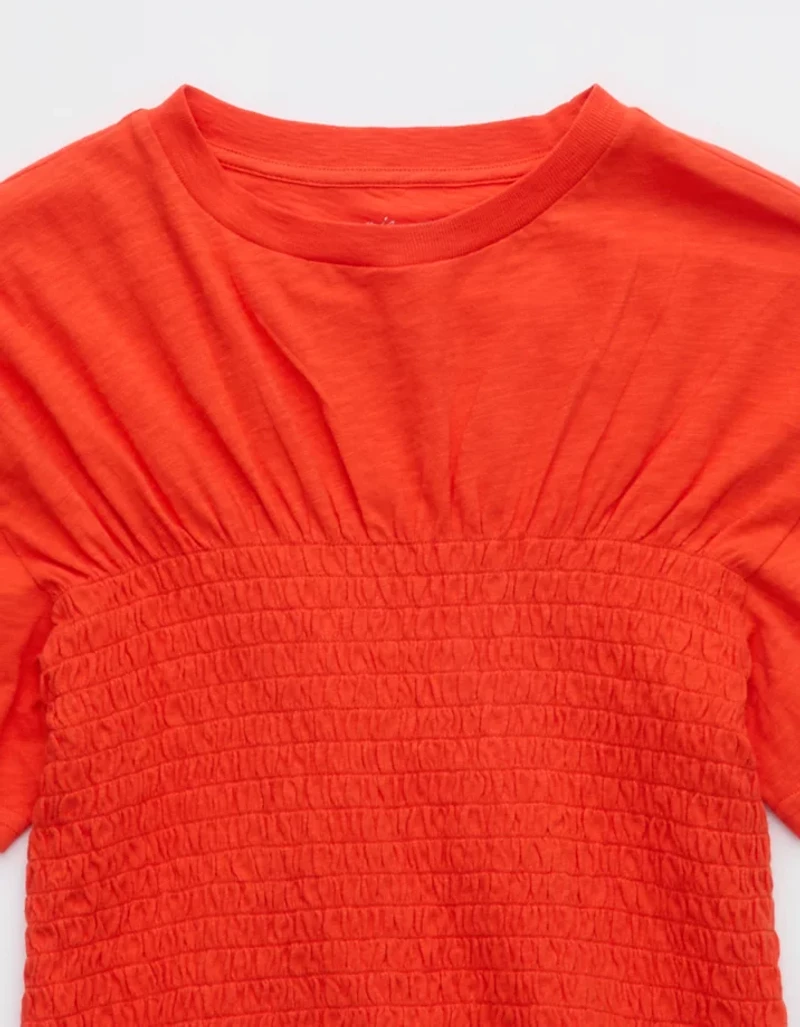 Aerie Smocked T-Shirt