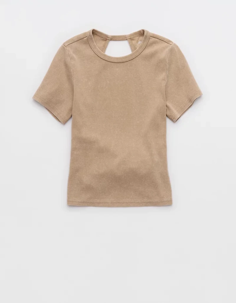 Aerie Twist Back Baby T-Shirt