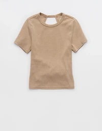 Aerie Twist Back Baby T-Shirt