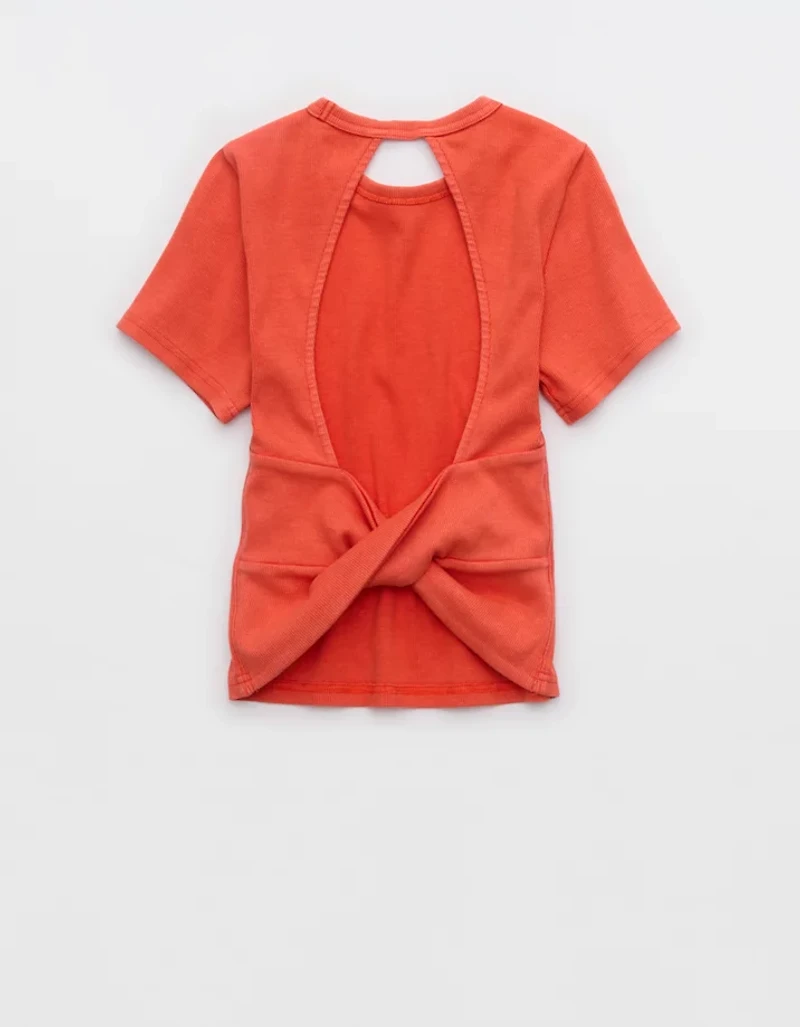Aerie Twist Back Baby T-Shirt