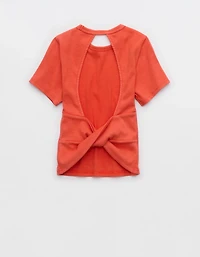 Aerie Twist Back Baby T-Shirt