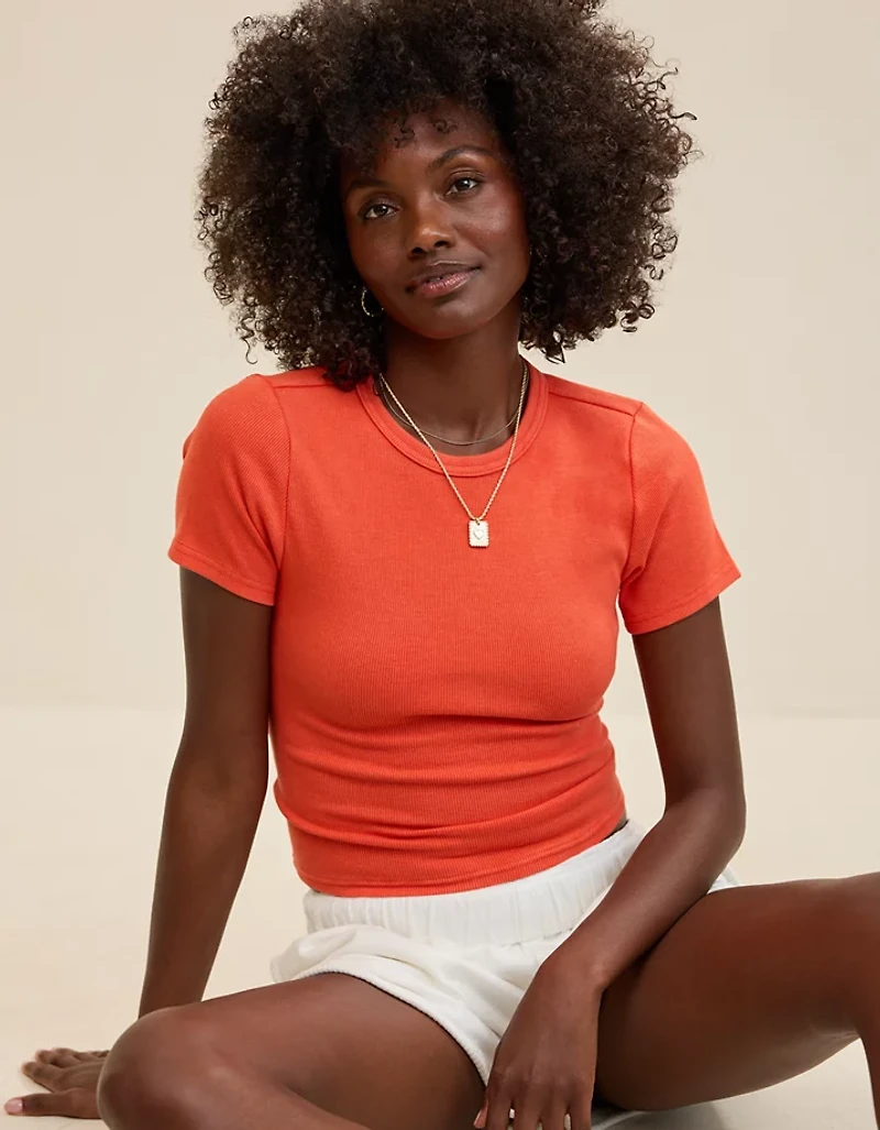 Aerie Twist Back Baby T-Shirt