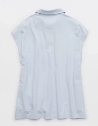 Aerie Happiest Oversized Polo T-Shirt