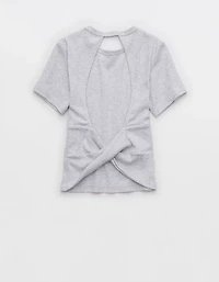 Aerie Twist Back Baby T-Shirt