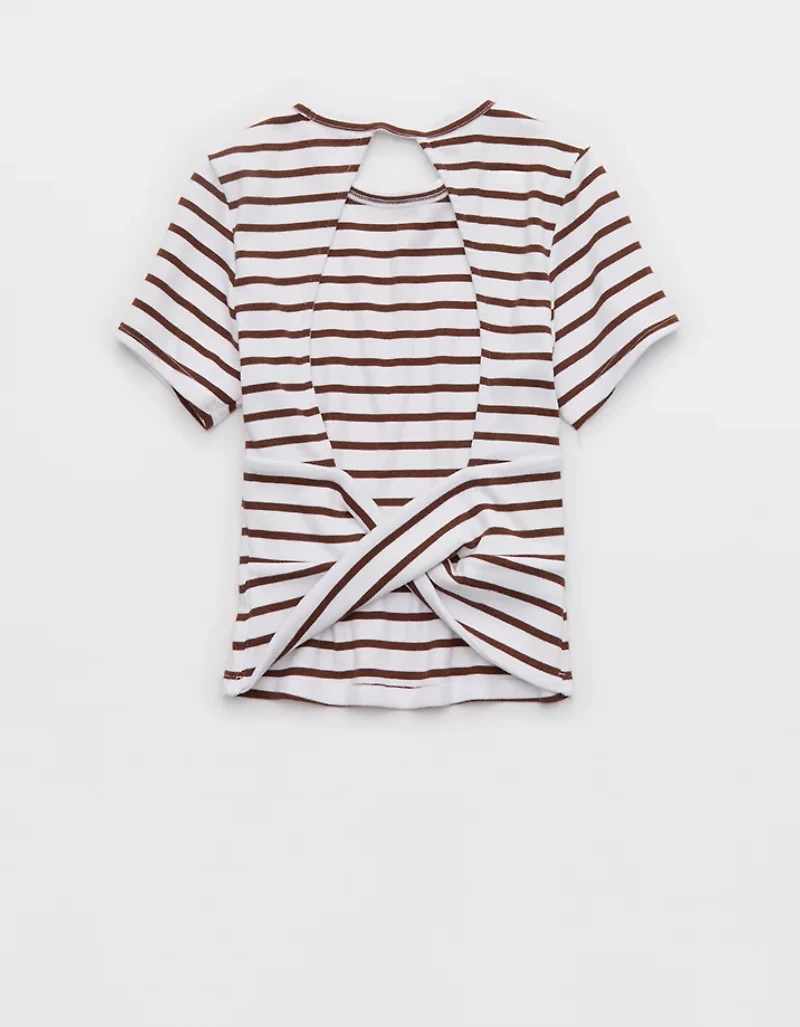 Aerie Twist Back Baby T-Shirt