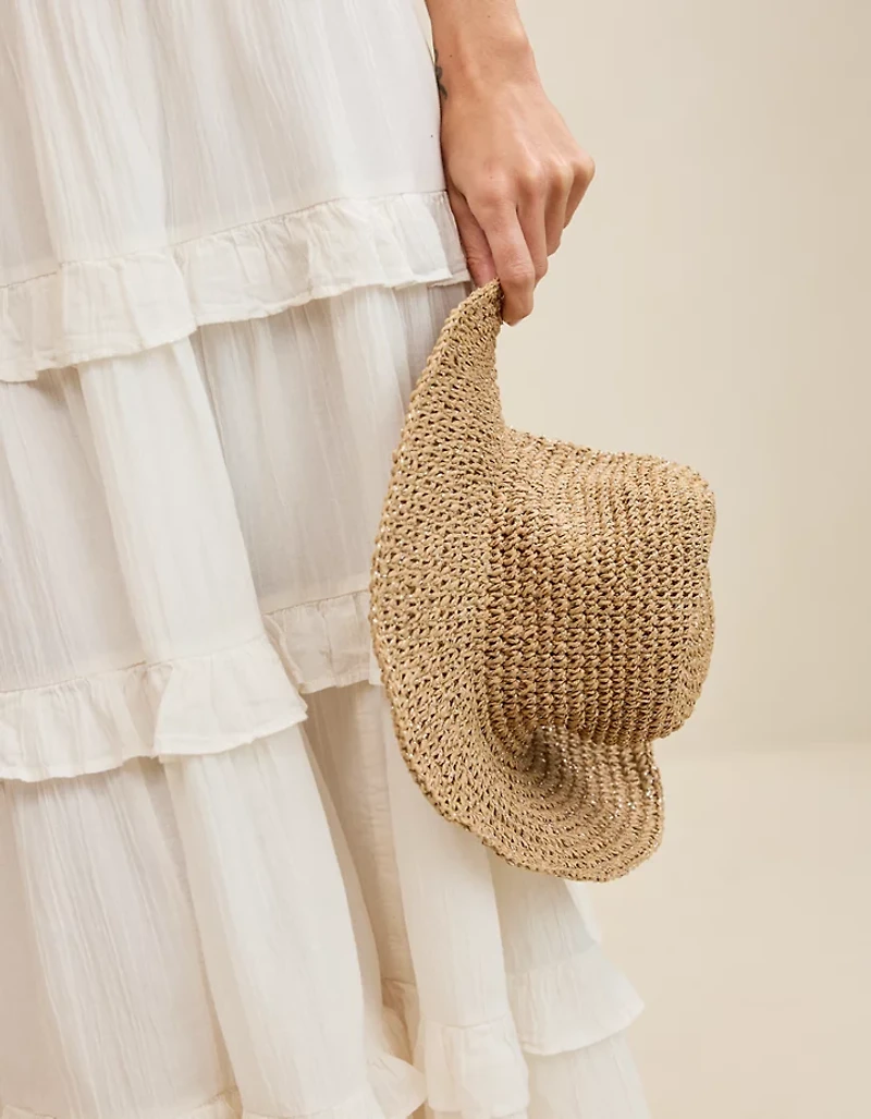 Aerie Shimmer Straw Cowboy Hat