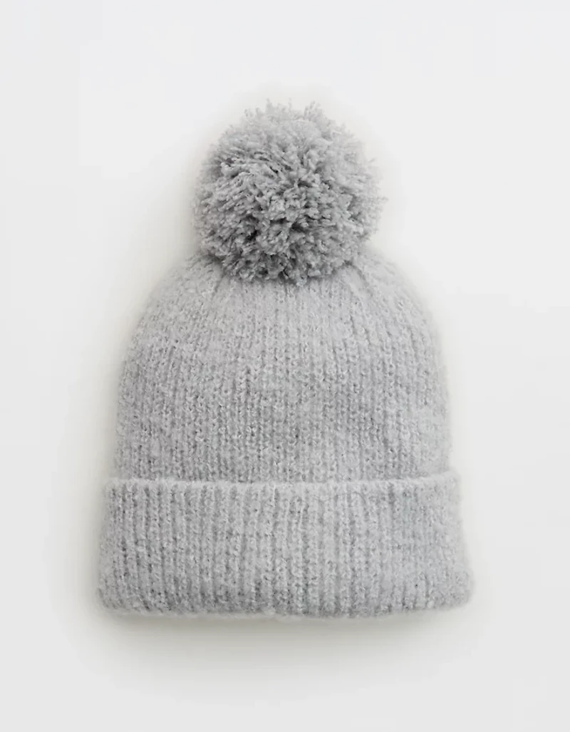 Aerie Fuzzy Pom Beanie