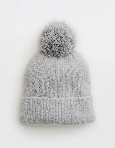 Aerie Fuzzy Pom Beanie
