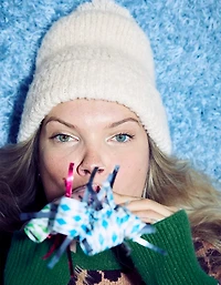 Aerie Fuzzy Pom Beanie